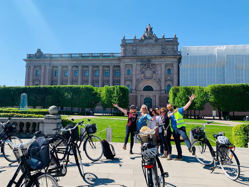 Stockholm's Best Bike Tour! (English / Deutsch) - Nybroplan, Parliament, and the modern center