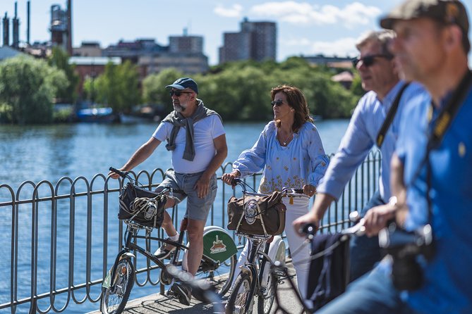 Stockholm’s Urban Treasures Private Bike Tour - Kungsholmen and the three golden crowns of City Hall