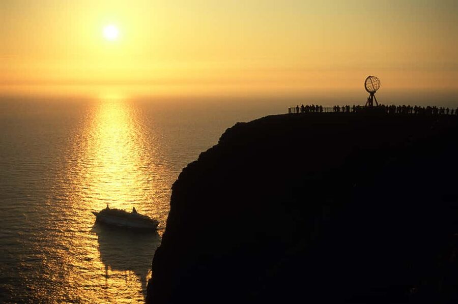 The North Cape Midnight Tour - The Arctic scenery is part of the payoff