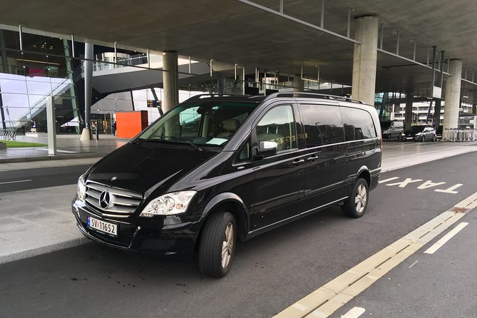 TRANSFER, STANDARD, 1-7 PAX: Bergen airport transfer - From Bergen Flesland to your first Bergen address