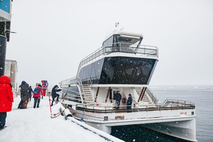 Tromsø: Arctic Fjord Cruise With Stop On Land At Fish Racks - Store Grindoya and Tirpitz-platen