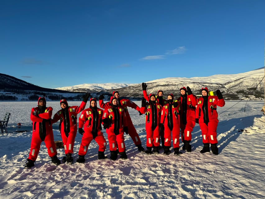 Tromsø: Arctic Floating with Snacks and Drinks - Floating in the Arctic water