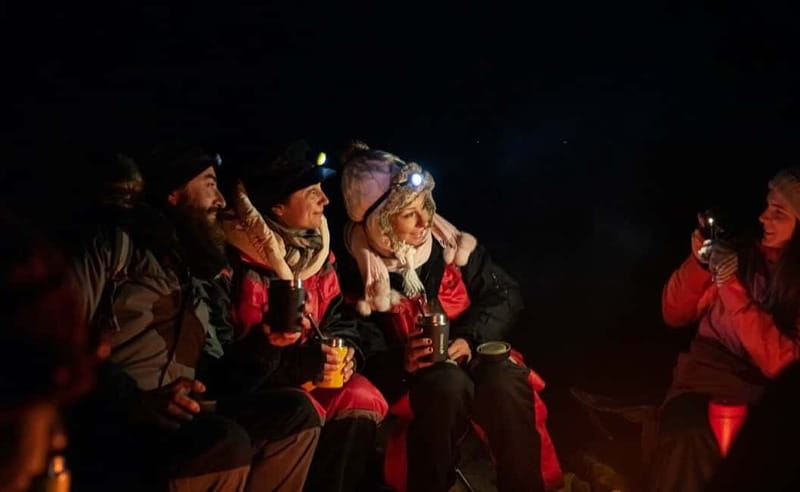 Tromsø: Aurora Hunt with Citizen Science - Campfire soup makes the long wait easier