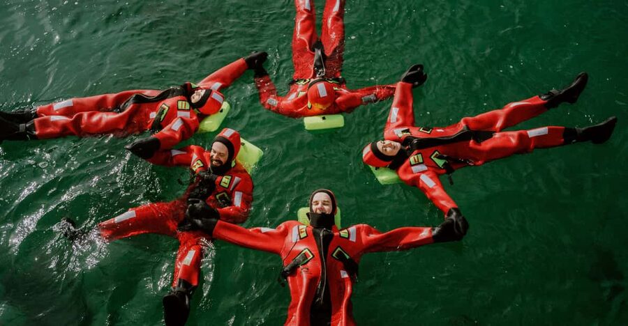 Tromsø city center Urban Floating experience - Ninety minutes on the water, from gentle floating to a dock jump