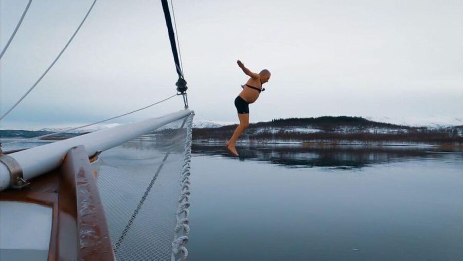 Tromsø: Luxury Polar Fjord Cruise w/ Hot Tub & Polar Plunge - Inside the Heated Saloon
