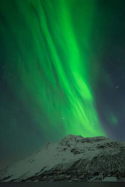 Tromsø: Northern Lights Focus Tour, German/English, minibus, meal - Troms County: searching behind the weather