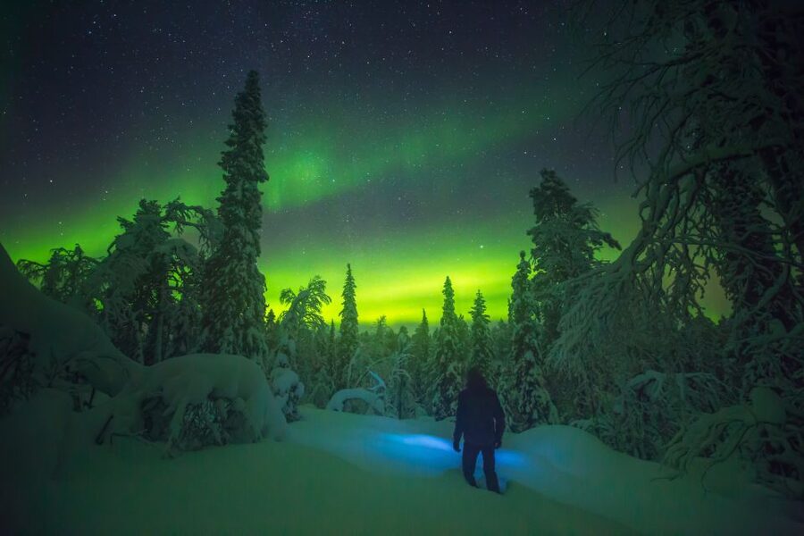 Tromsø: Reindeer Sled, Dinner, and Chance of Northern Lights - A warm meal inside the gamme