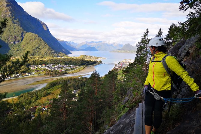Via Ferrata Åndalsnes Intro Wall - The return from Nesaksla