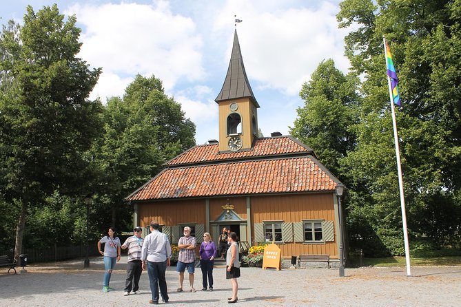 Viking History and Swedish Countryside Tour to Sigtuna & Uppsala - Granby Stone and the remains of a Viking home