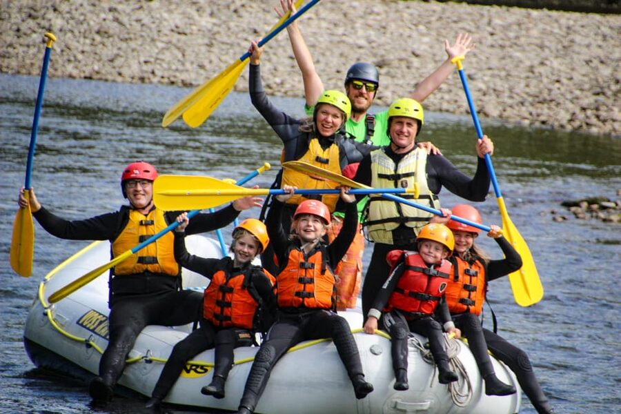 Voss: Family Rafting on the Vosso River - A gentle introduction to rafting on the Vosso