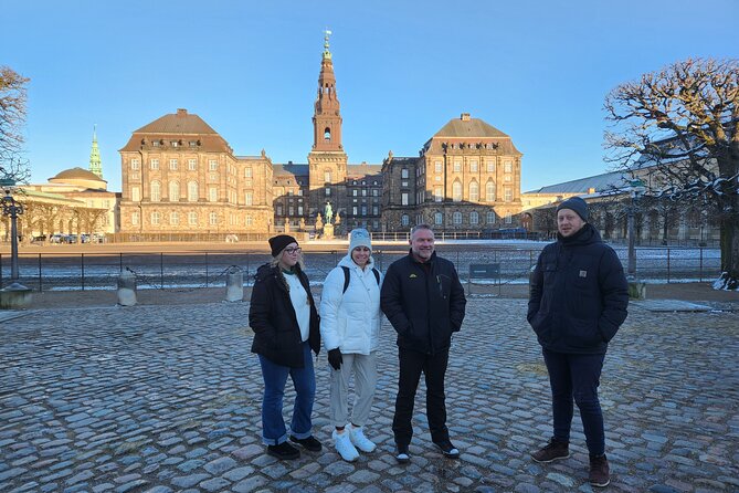 Walk & Canal Tour: Copenhagen Highlights + Changing of the Guards - The Marble Church points toward Amalienborg