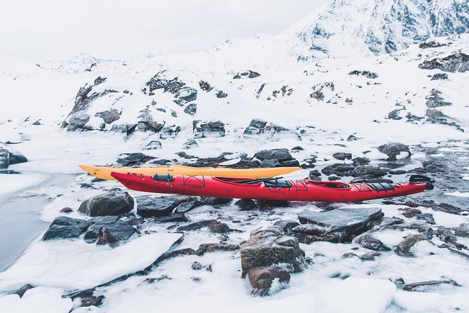 Winter Half Day Kayak Tour - Paddling the frozen coastline