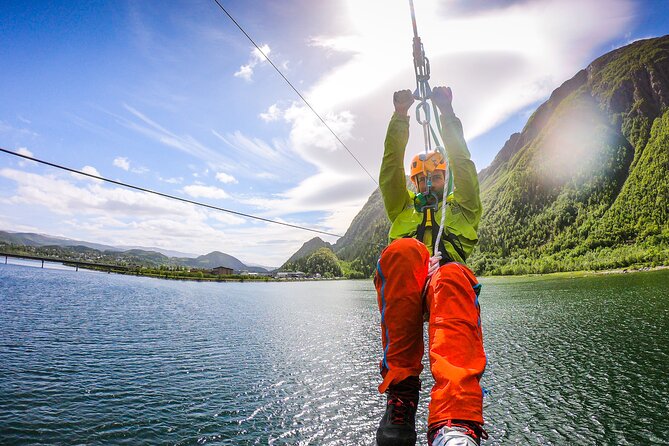 Zipline Experience in Mosjøen - A short flight with a big view over Mosjøen